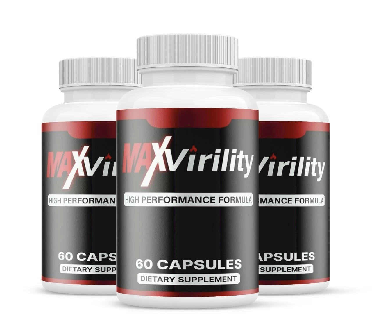 (3 Pack) Max Virility Male Health Pills to Boost Stamina and Energy Levels