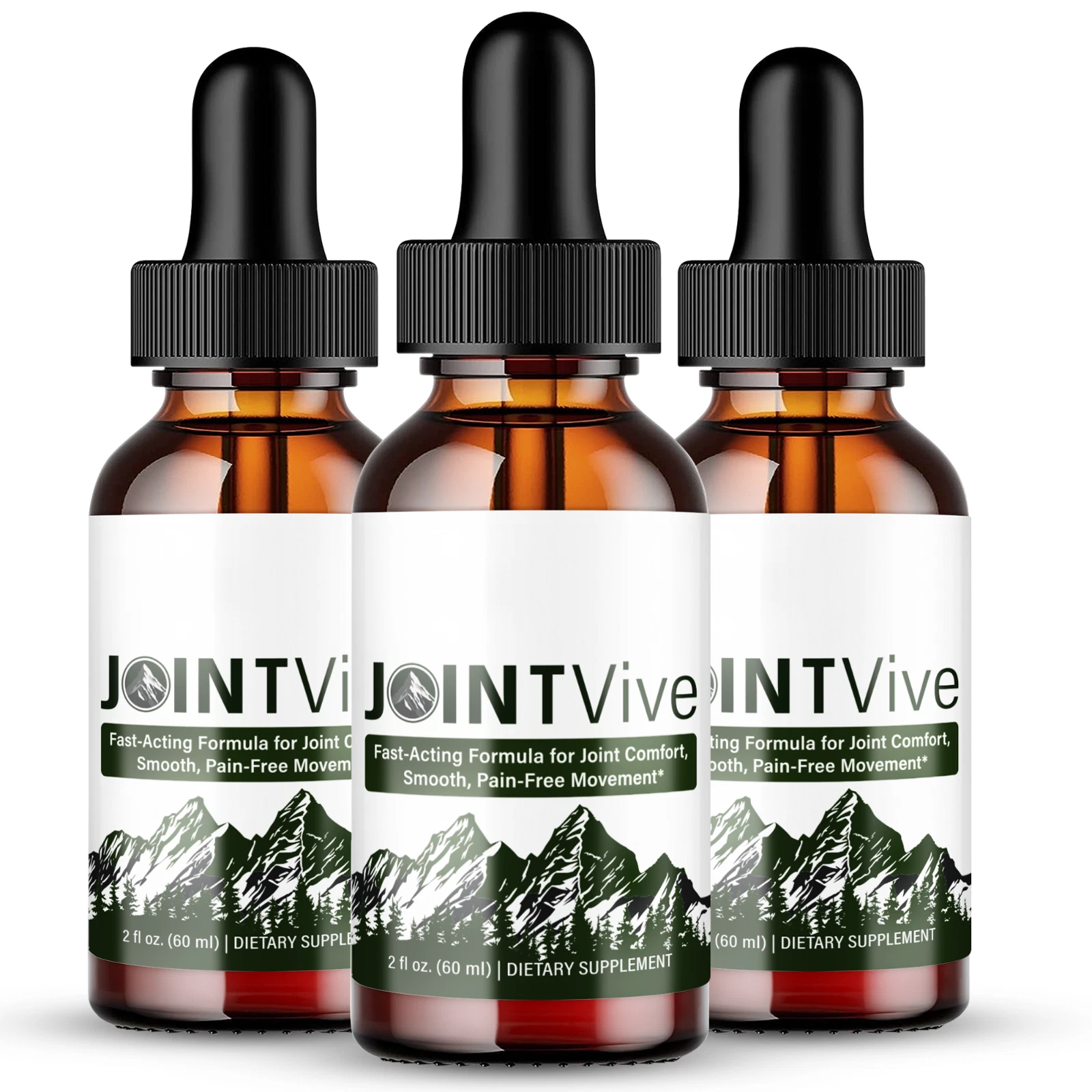 (3 Pack) JointVive for Joint Support Drops to Fortify Bones & Movement Droppers