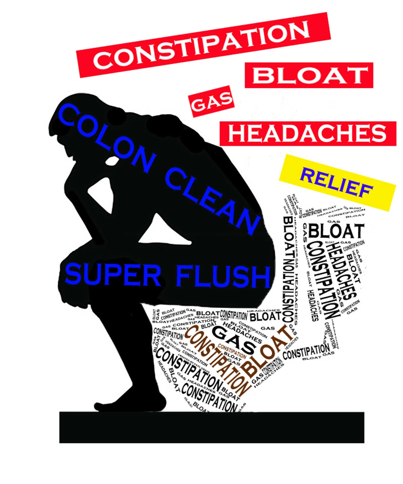 Colon Cleanse Super Flush All Organic Herbs Flush Pounds Lose Weight Detox Sebi