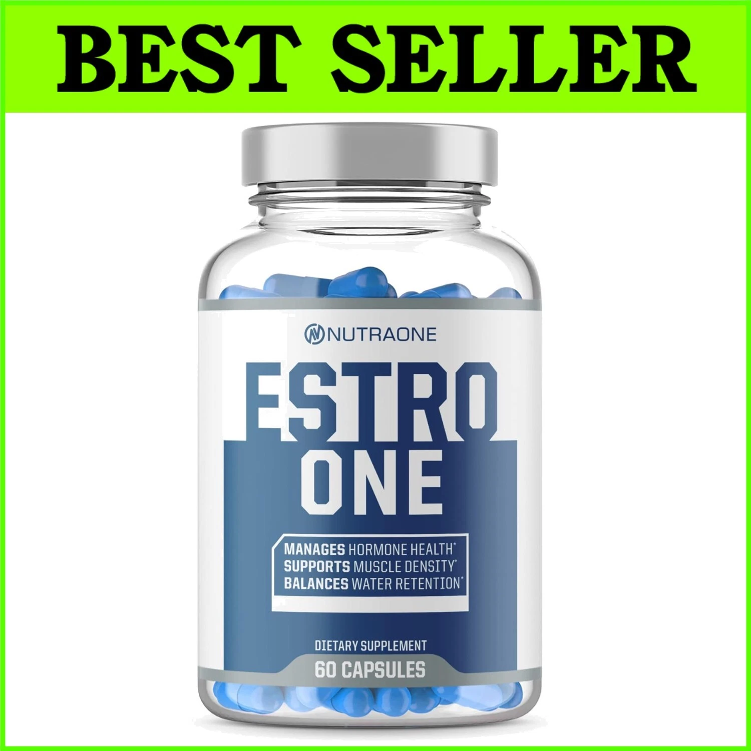 Natural Testosterone Booster EstroOne – 60 Capsules for Body Composition & Gains