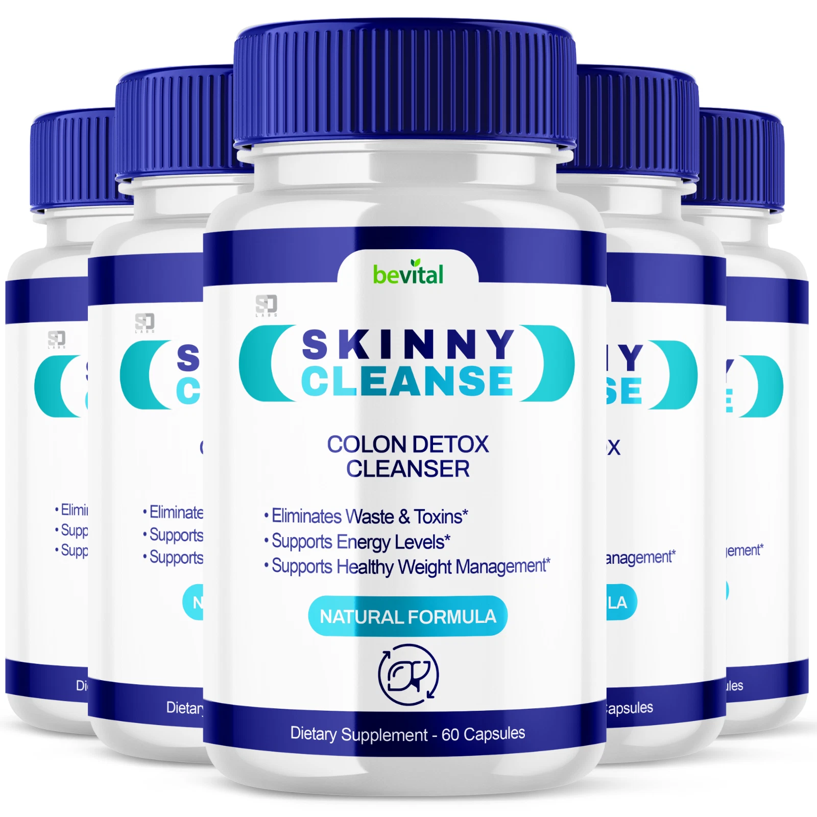 Bevital Skinny Cleanse - Supports Weight Management and Detox (5 Pack)