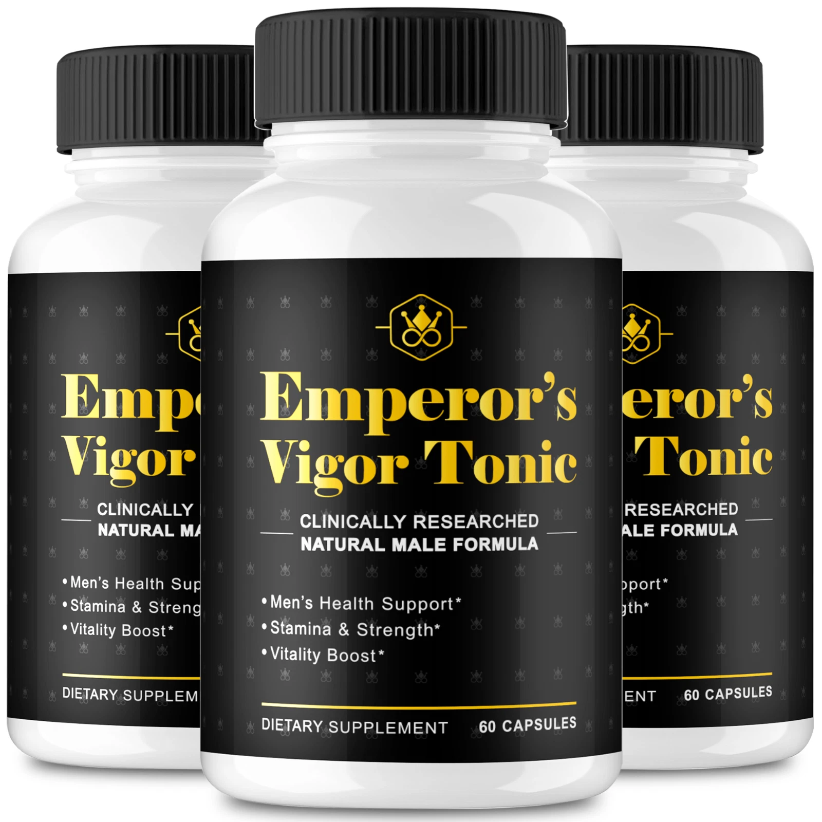 Emperor's Vigor Tonic Mens Health Supplement - Official Formula (3 Pack)