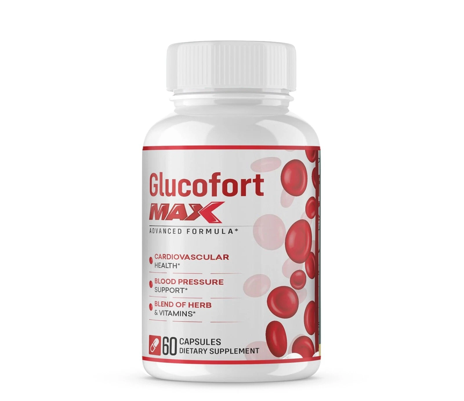 Glucofort Max Advanced Blood Sugar Support Dietary Supplements - (60 Capsules)