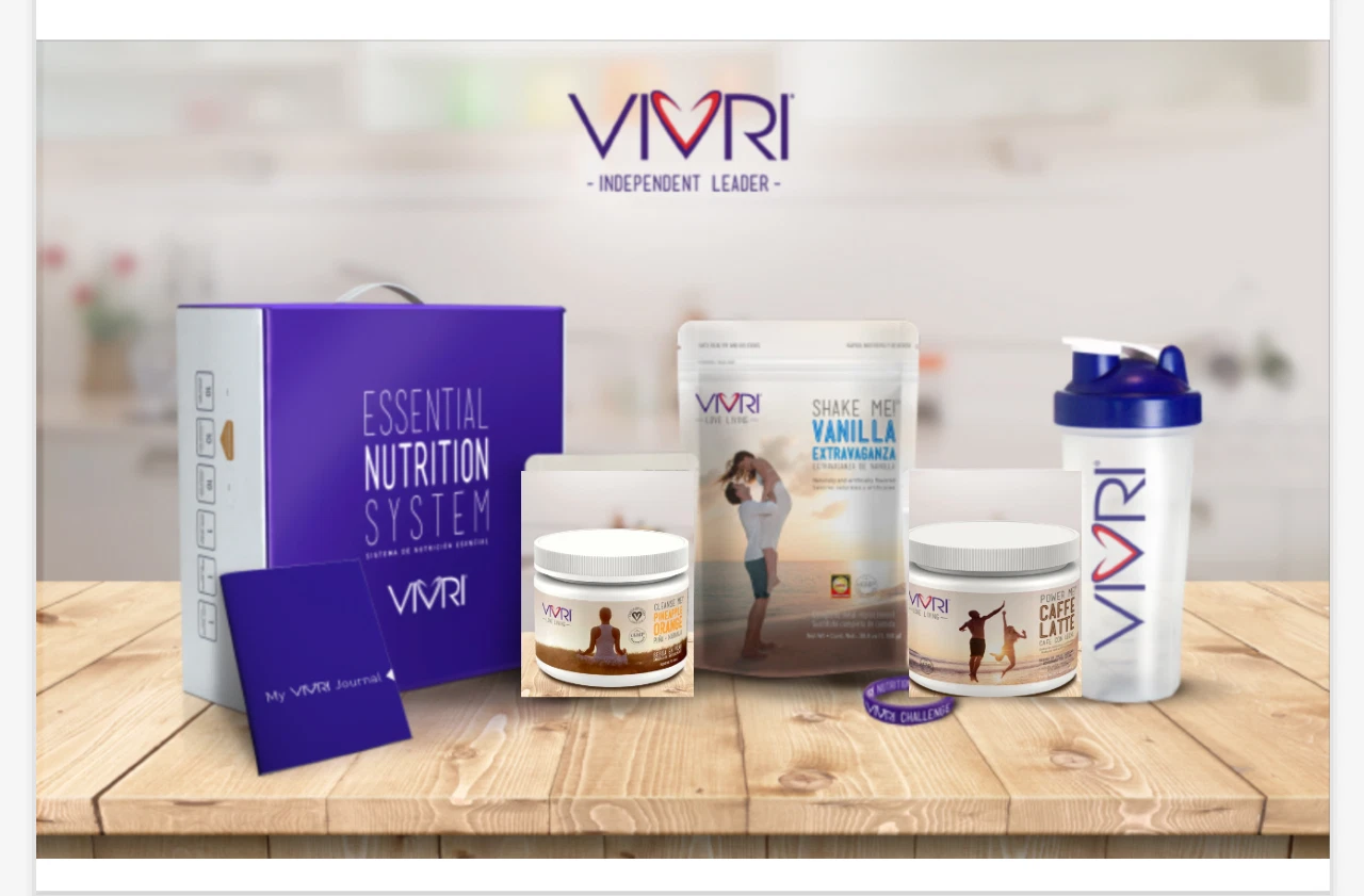 Vivri Esencial Nutrition System Vanilla Extravagance/Power me Caffe Late