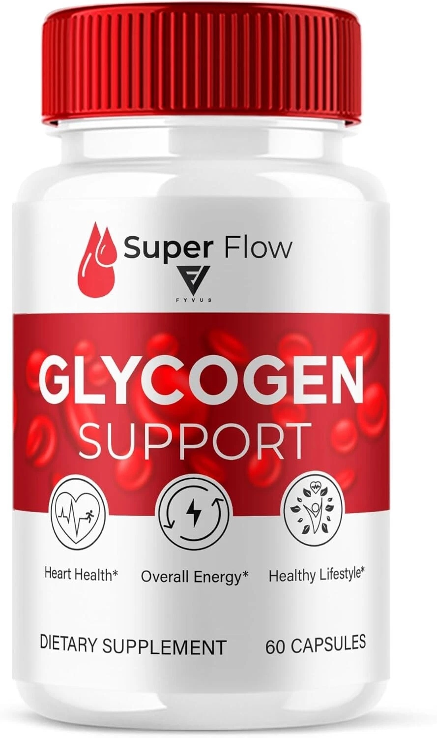 Super Flow Glyco Optimizer, SuperFlow Advanced Glycogen Support Pills 60ct