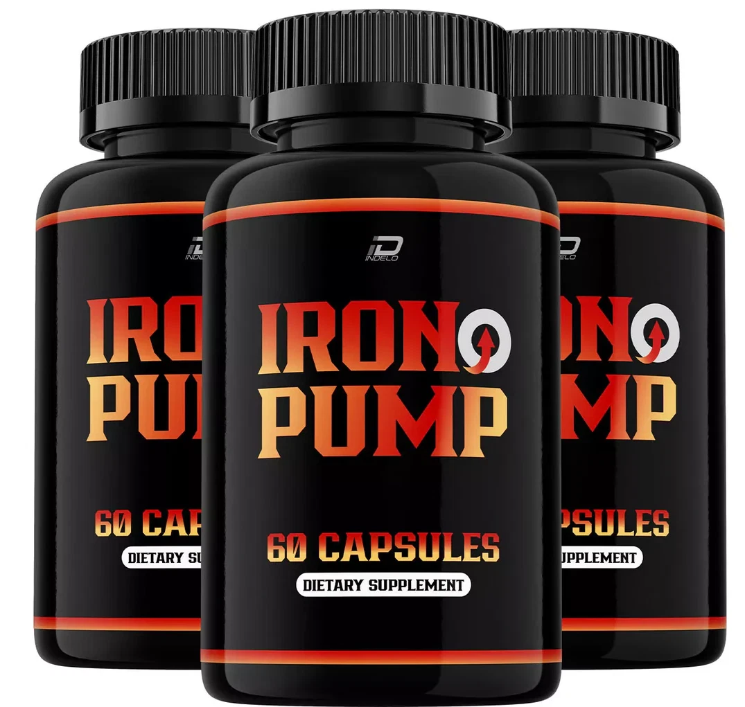 (3 Pack) Iron Pump Supplement 180 Capsules