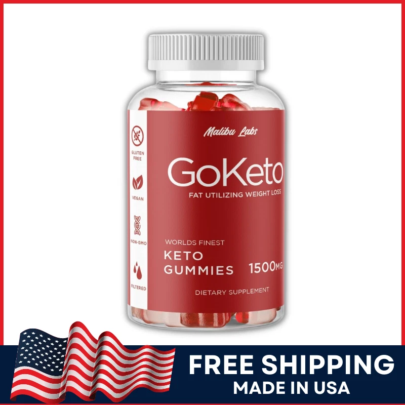 GoKeto Gummies 1500mg ACV Apple Cider Ketosis Weight Loss Advanced Formula 1-Pck