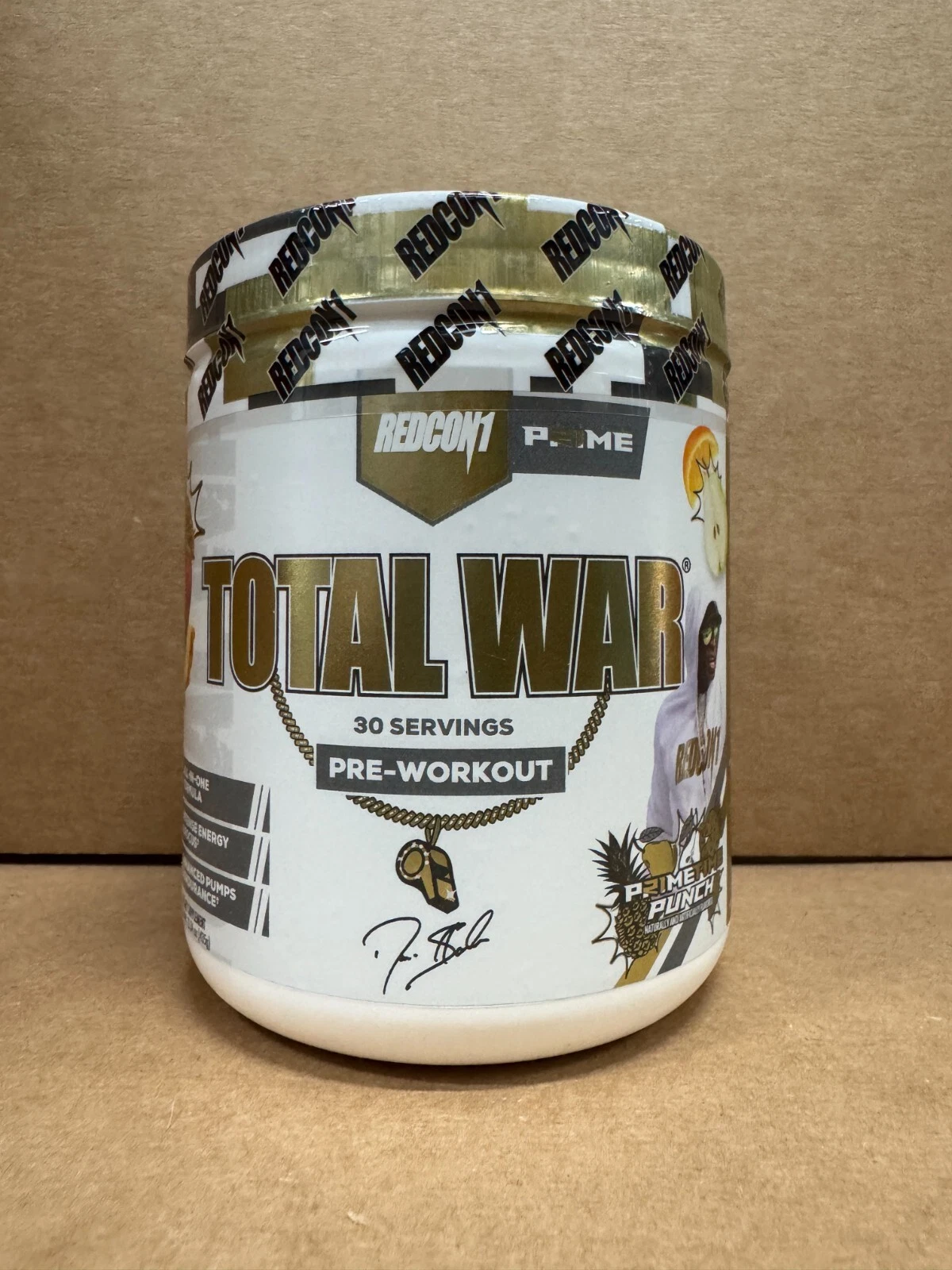 REDCON1 TOTAL WAR Pre Workout 30 Serv Primetime Punch Free Ship 2027 EXP SALE