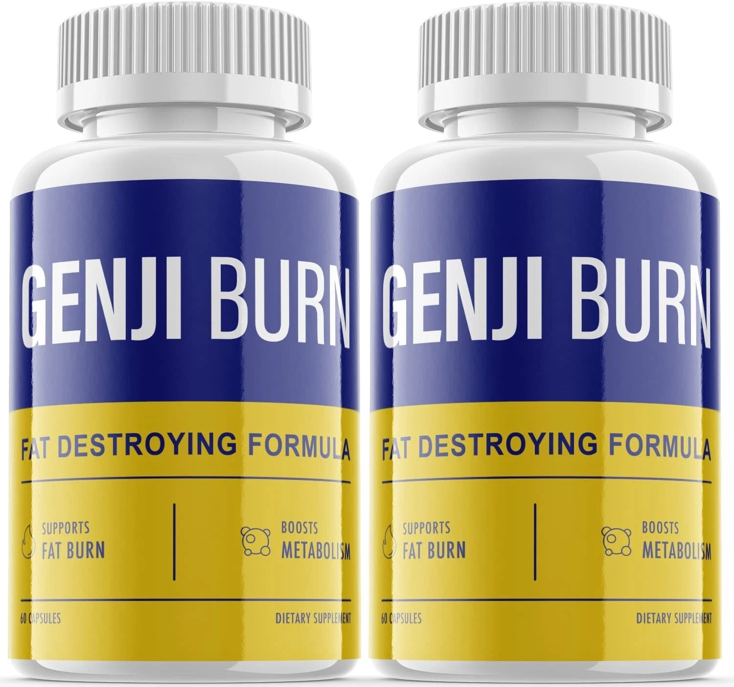 (2 Pack) Genji Burn keto Pills - Support Weight Loss, Help Fat Burn-120 Capsules