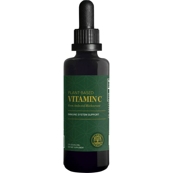 Global Healing Vitamin C 180mg For Immune System Boost - 2 Fl Oz