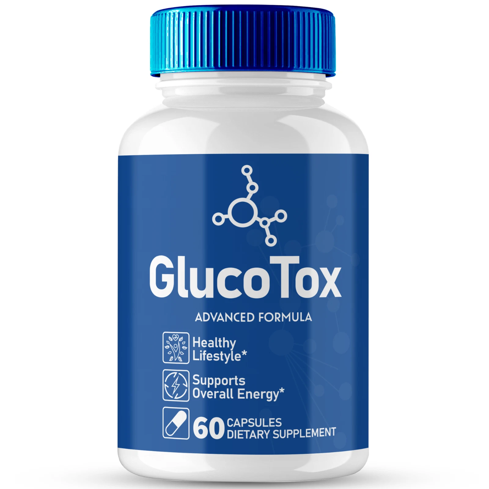 GlucoTox Heart Health Pills, Gluco Tox for Blood Sugar Support 60ct