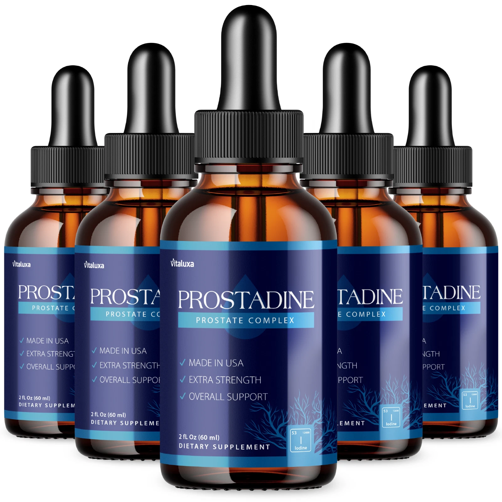(5 Pack) Prostadine Liquid Drops for Prostate Health Official Formula (10 oz)