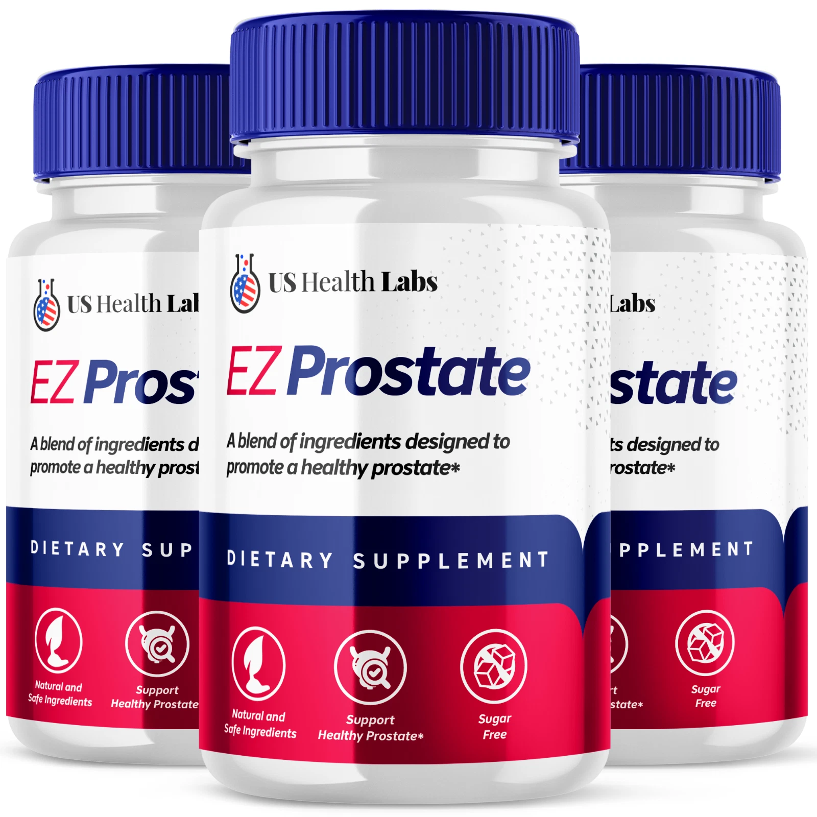 EZ Prostate Support Vitamin Maximum Strength Supplement for Men 180 Capsules