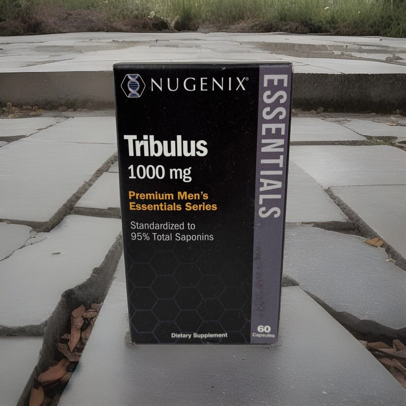 Nugenix Tribulus Supplement Mens Premium Essentials 1000mg 60 Caps Exp 10/25