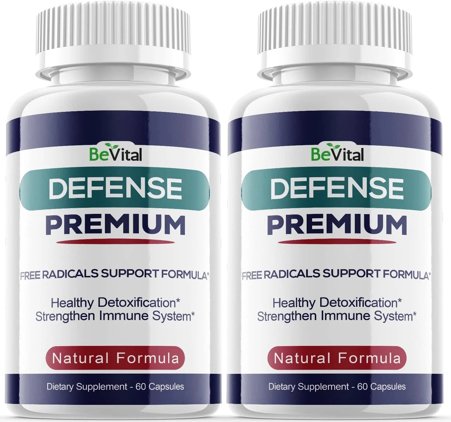 2 Pack - BeVital Defense - Premium Blood Support Pills, Extra Strength -120 Caps