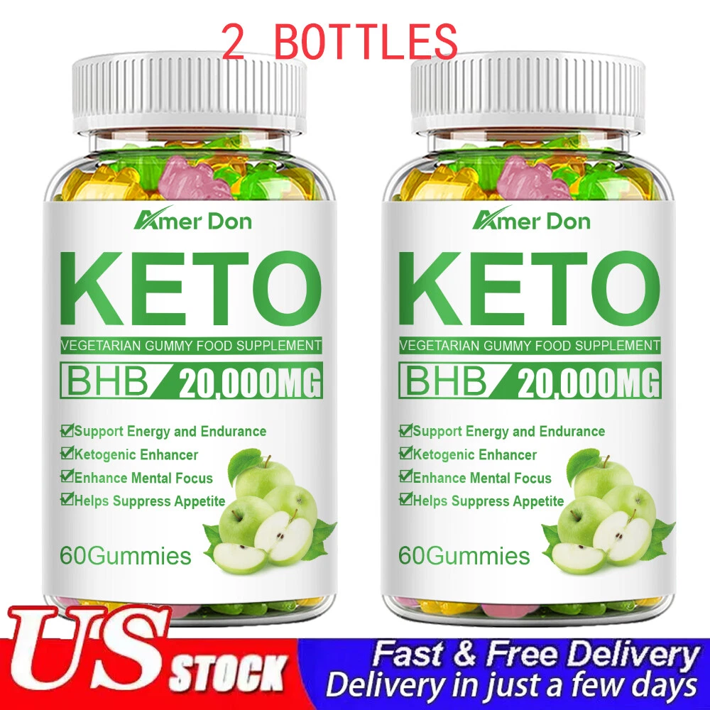 KETO BHB 20000mg Diet Pills Ketone FAT BURNER Weight Loss Diet Pills Ketosis 2Pc