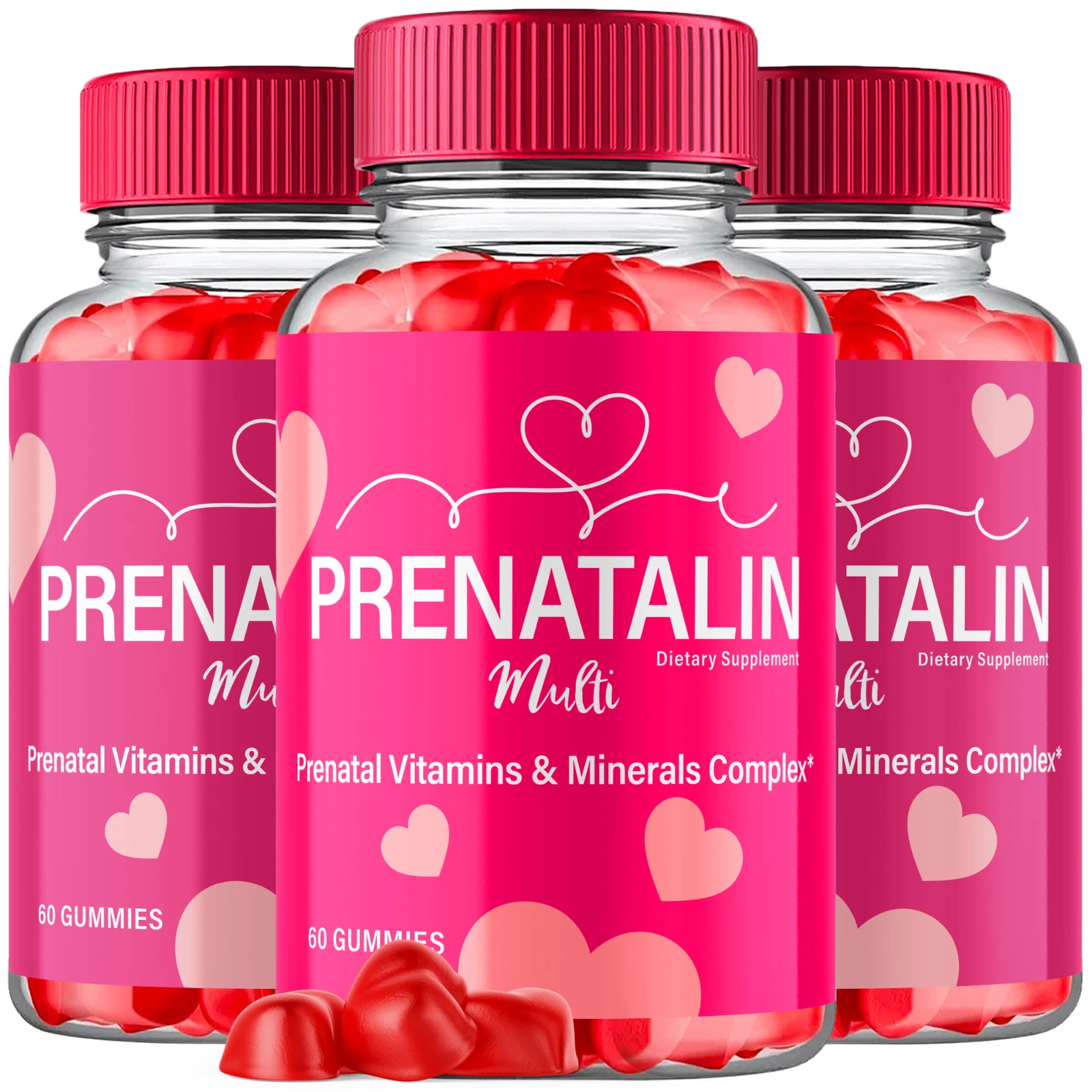 Prenatalin Natural Formula Advanced Blend of Vitamins and Minerals 180 Gummies
