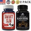 Smart Slim Fat Burn Weight Loss Diet Pills High Potency Black Seed Oil Capsules
