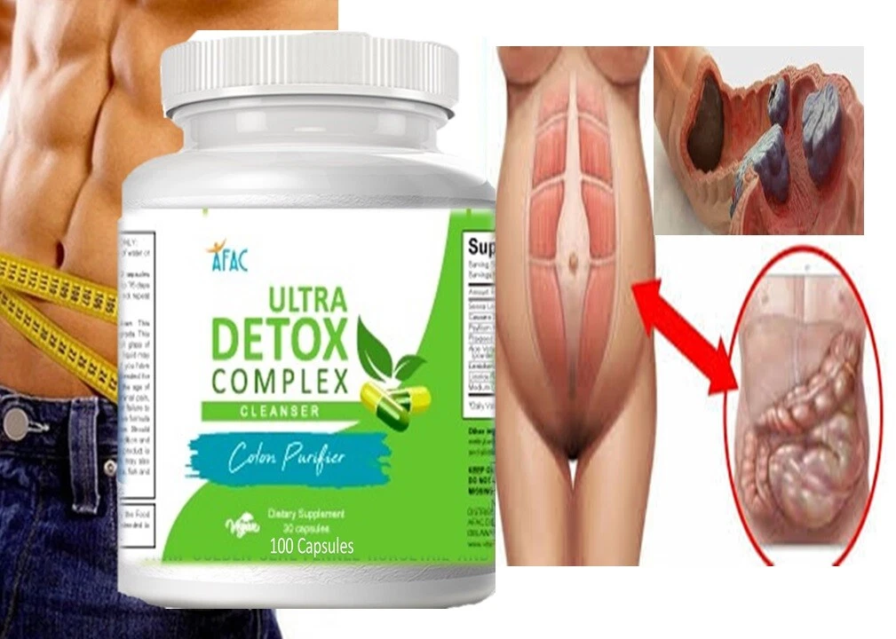 COLON CLEANSER powder capsules colagina desentoxicador livera seltzer detox