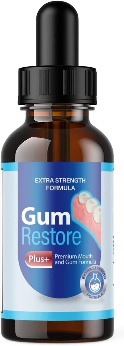 1 Pack - Gum Restore Plus - Oral Drops For Teeth, Bad Breath, Gums Repair