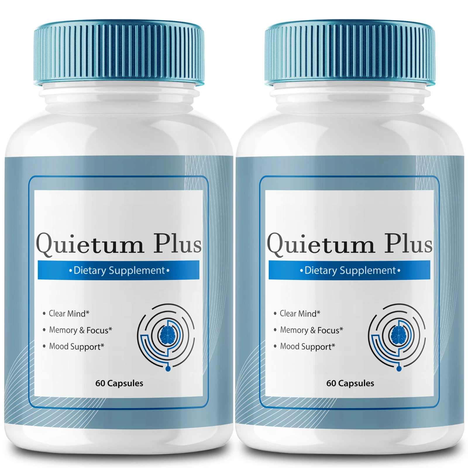 (2 Pack) Quietum Plus, Quietum Tinnitus & Ear Ringing Relief (120 Capsules)
