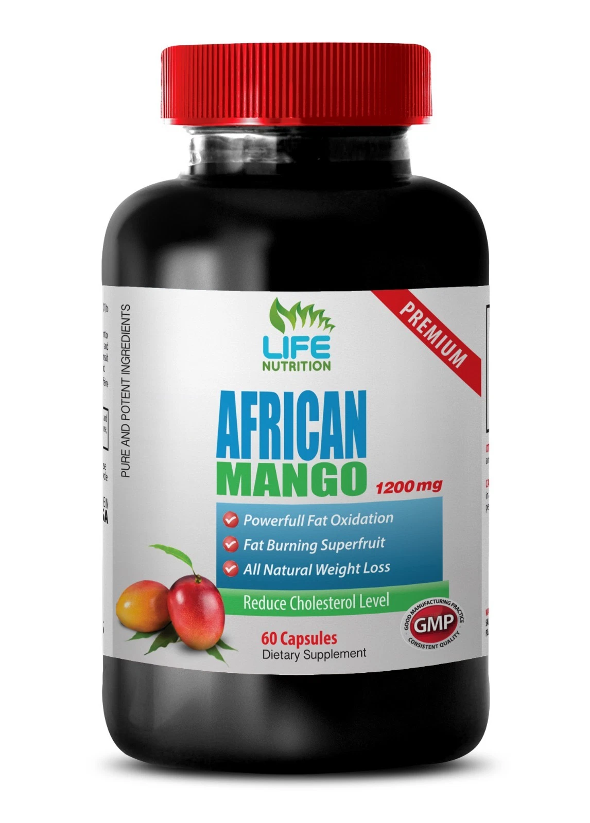 Waist Trimmer Capsules - African Mango Extract 1200mg - Green Tea Extract 1B