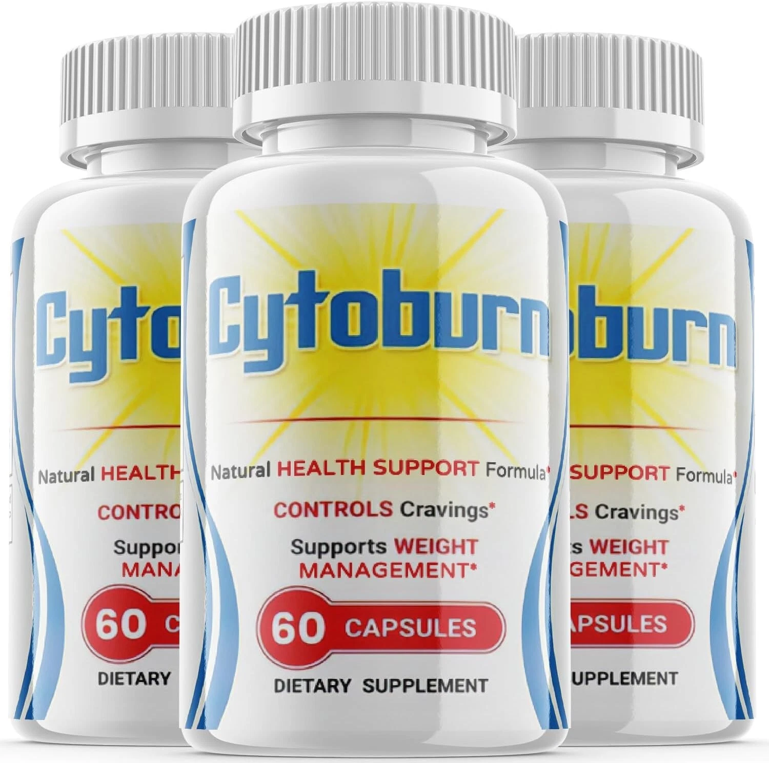 (3 Pack) Cytoburn Keto Capsules - Support Weight Loss, Helps Fat Burn -180 Pills