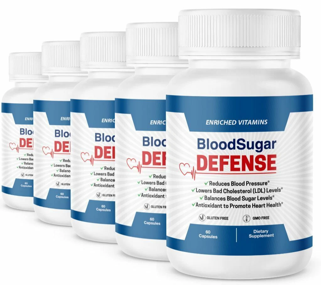 Official Blood Sugar Defense Advanced Blood Sugar Formula 5 Bottle,300 Capsules