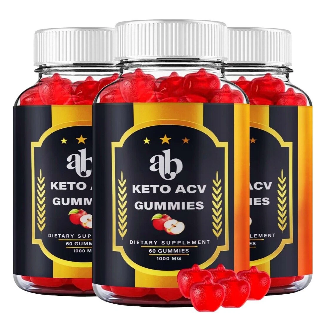 (3 Pack) AB Keto ACV Gummies, AB ACV Keto for Weight Loss Gummy