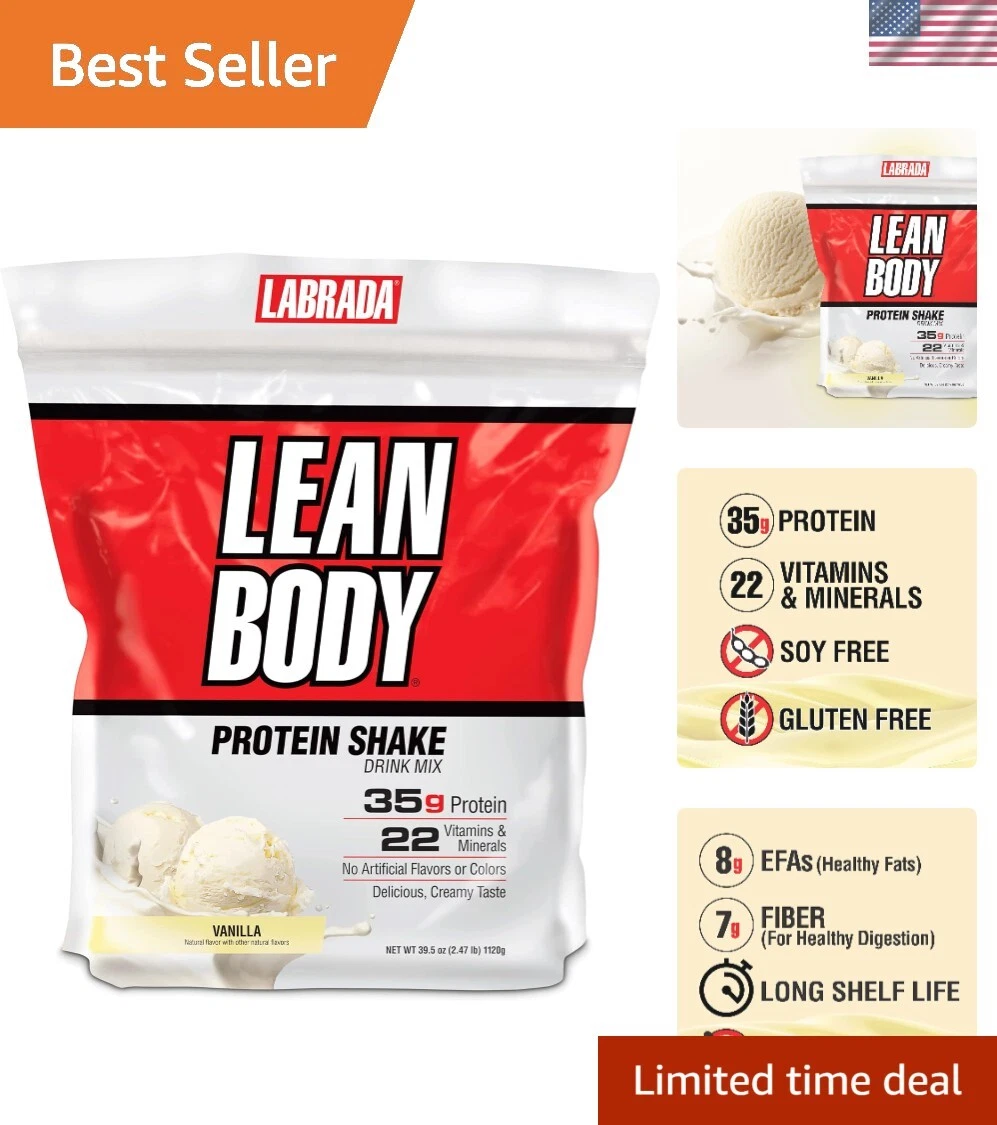 Lean Body's Hi-Protein Meal Replacement - 35g Protein, Natural Vanilla