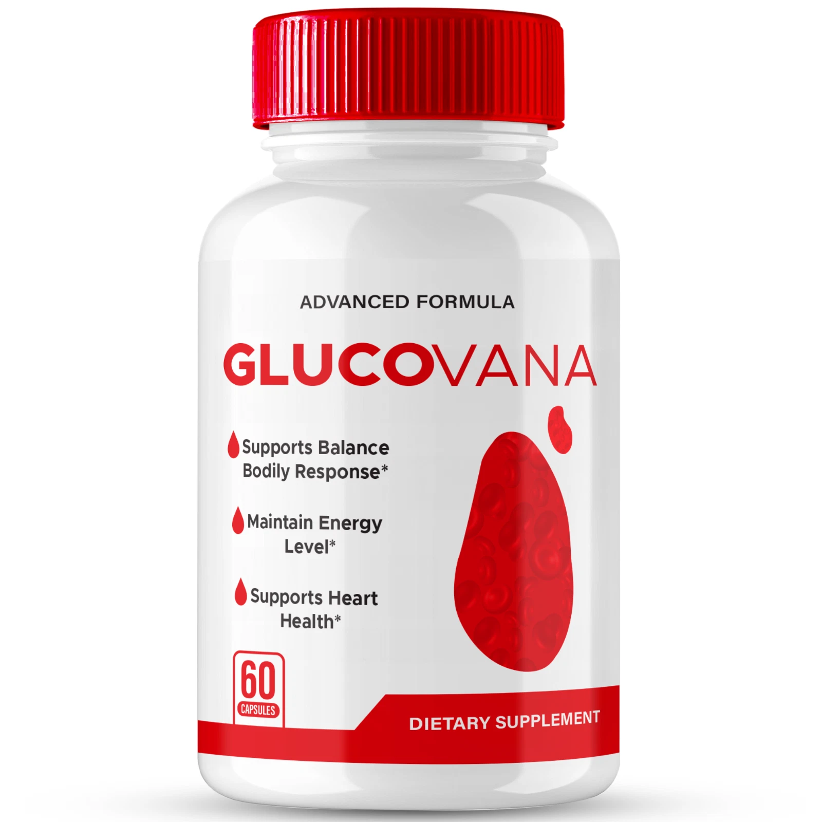 Glucovana Blood Health Pills for Managing Blood Sugar & Pressure Levels 60ct