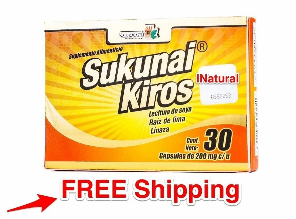 SUKUNAI KIROS ORIGINAL Naturacastle Mexico- FREE Shipping Sukunai Kiros 30 CAPS