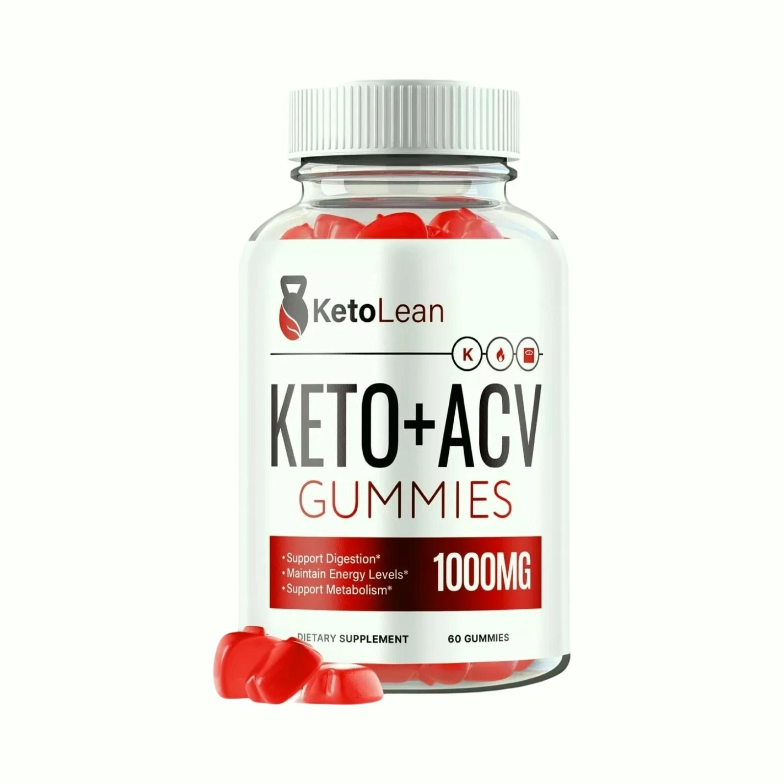 Keto Lean ACV Gummies, Keto Lean Gummies for Weight Loss (60 Gummies)