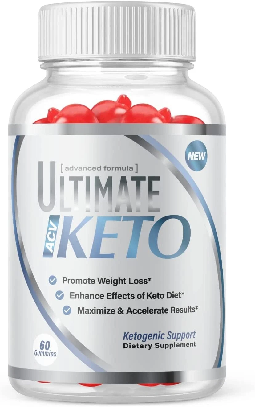1-Ultimate Keto ACV Gummies, Weight Loss, Appetite Suppressant Supplement