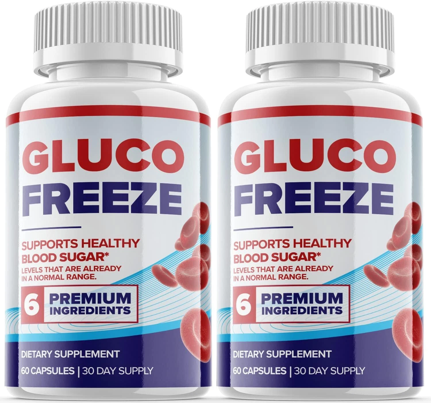 Glucofreeze Pills - Gluco Freeze Pills For Blood Sugar Support - 2 Pack