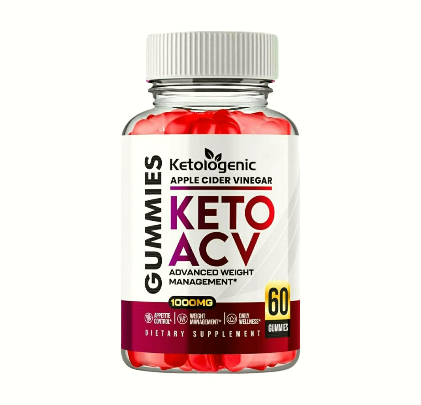 Ketologenic ACV Gummies, Ketologenic Gummies For Weight Loss -60 Gummies