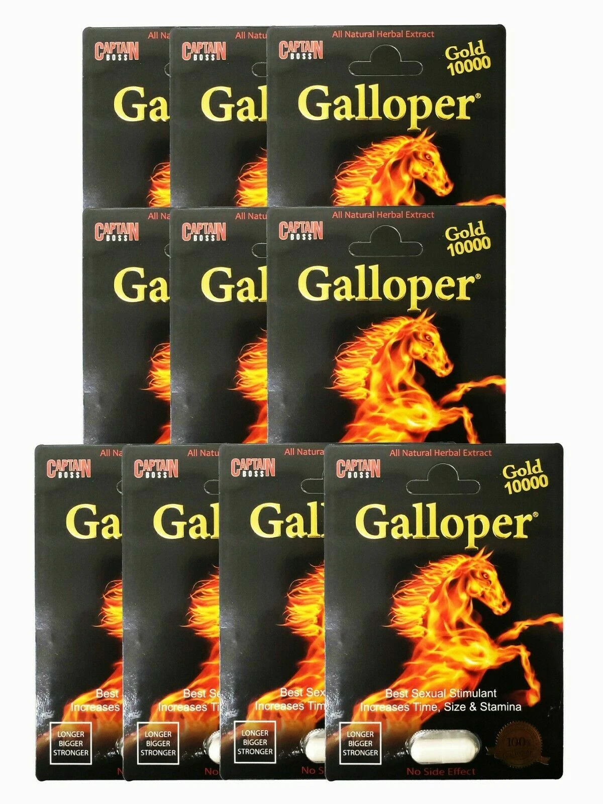 One of Best selling Galloper Natural Male Herbal Product Pack of 10