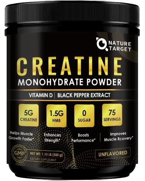 Micronized Creatine Monohydrate for Women and Men, Creatine Powder for Men-Women