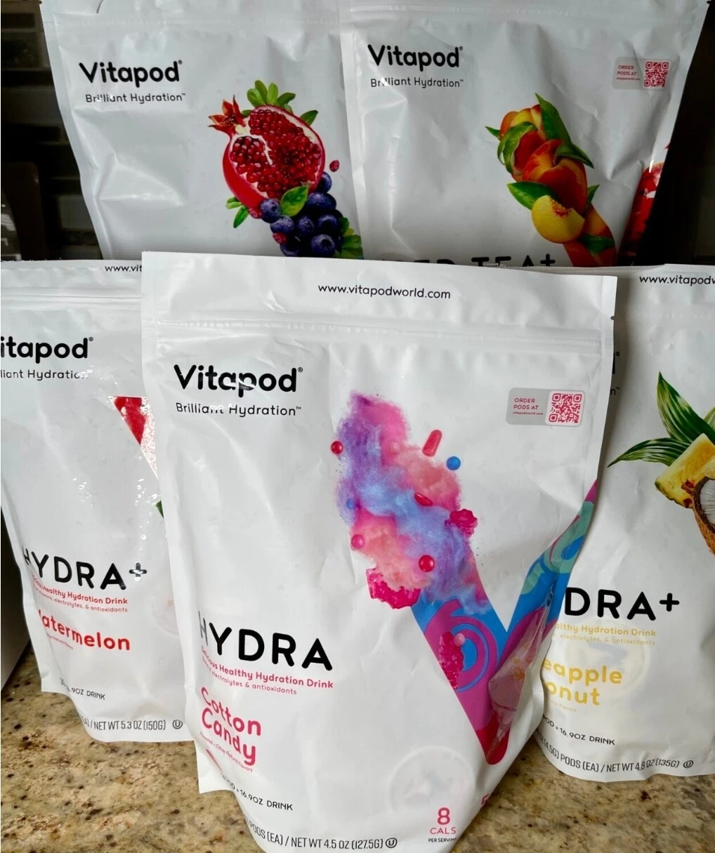 vitapod pods, Cotton Candy flavor, 30 pods best by 07/25 but nitro sealed.