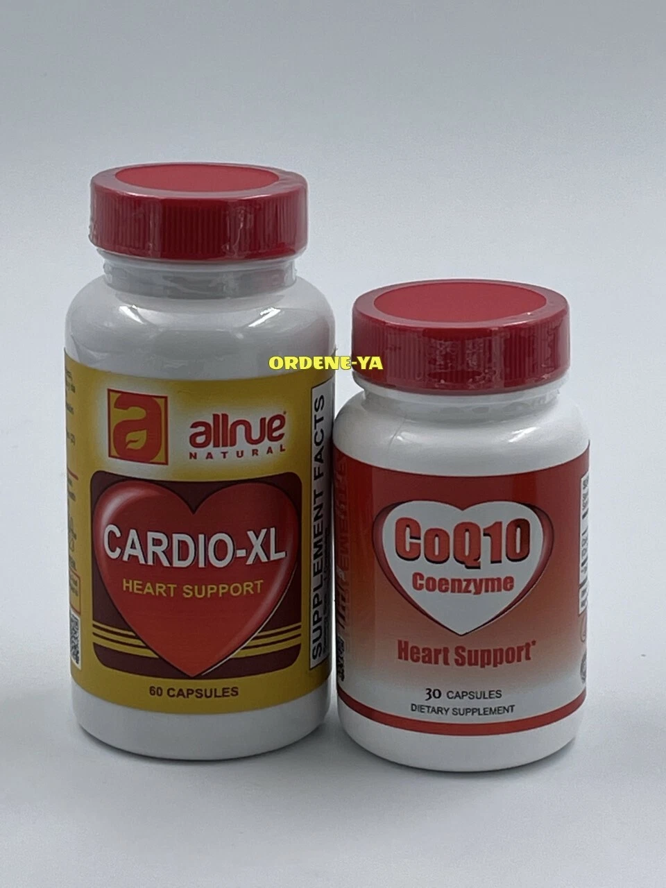 Cardio Xl Heart Health Support 60 caps & CoQ10 Coenzyme 30 caps Vital control