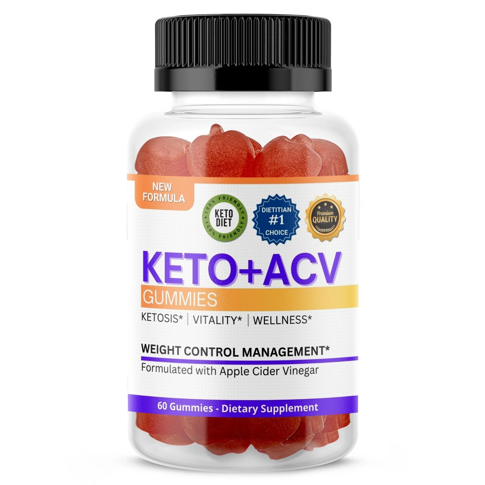 Keto+ACV Gummies - Keto Apple Cider Vinegar Gummies