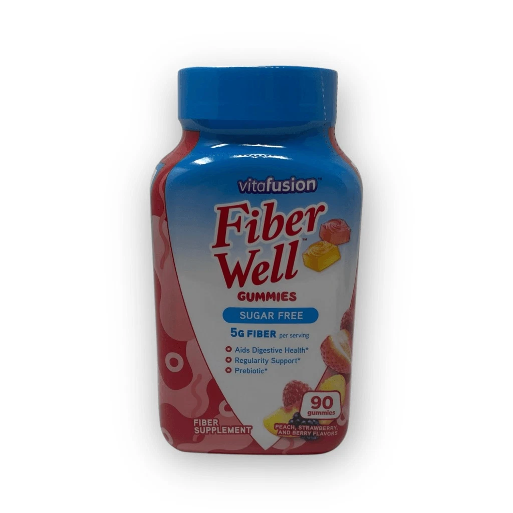 vitafusion Fiber Well 90 Pieces Sugar Free Gummies Fiber Supplement