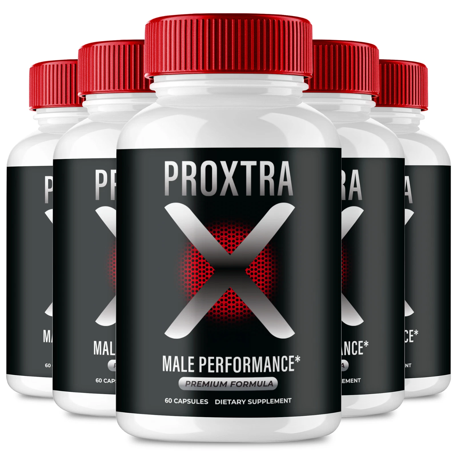 (5 Pack) Proxtra X for Men, Enhancement Pills for Male Performance