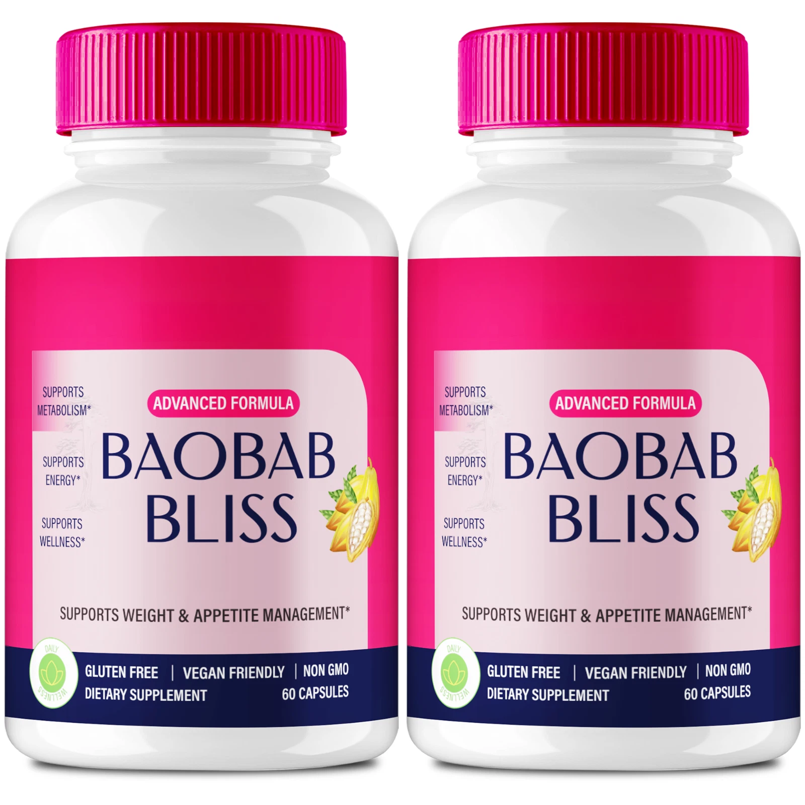 (2 Pack) Baobab Bliss Keto Capsules-BaobabBliss Keto Pills Advanced Formula