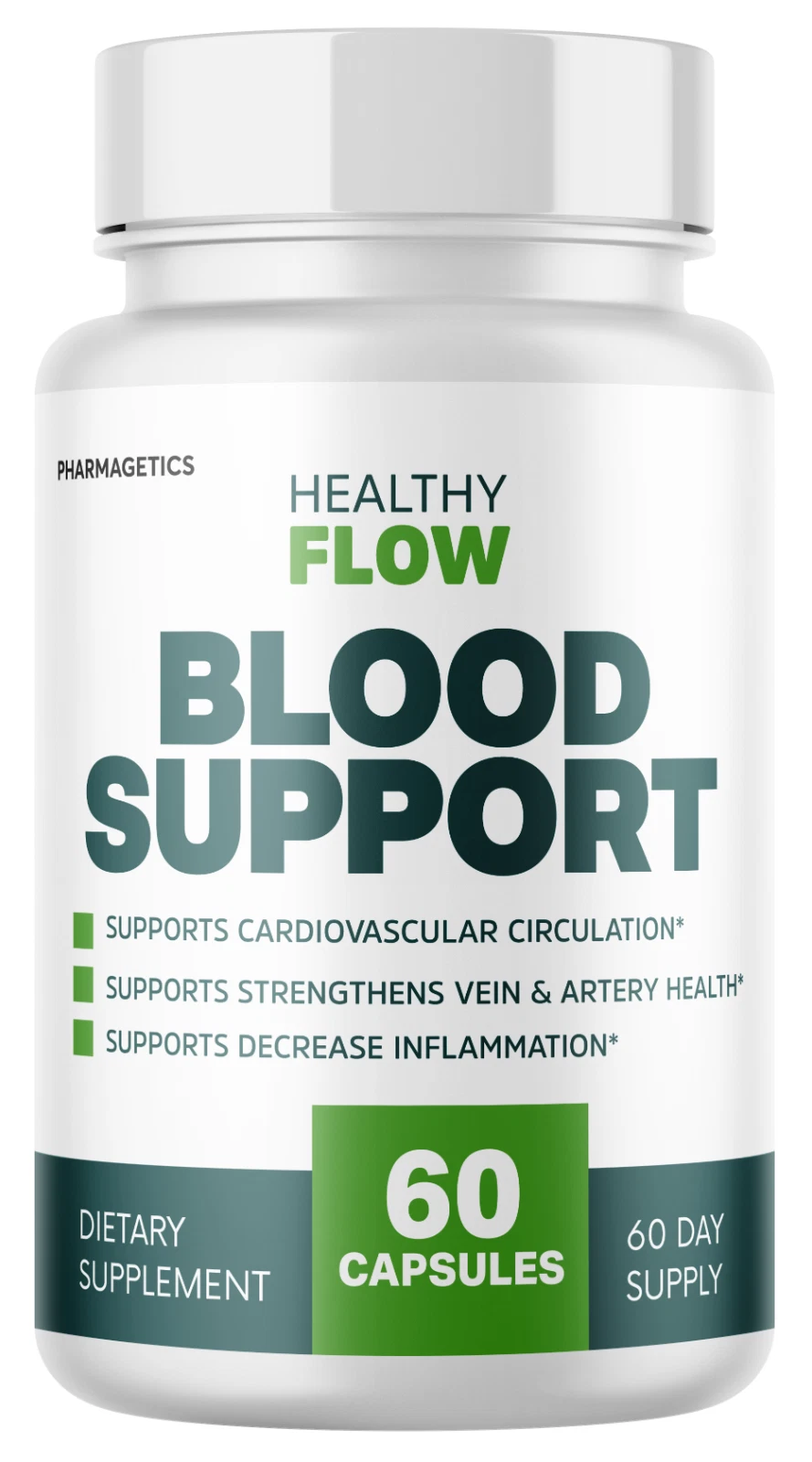 Healthy Flow Blood Support, Cardiovascular Circulation - 60 Capsules Official