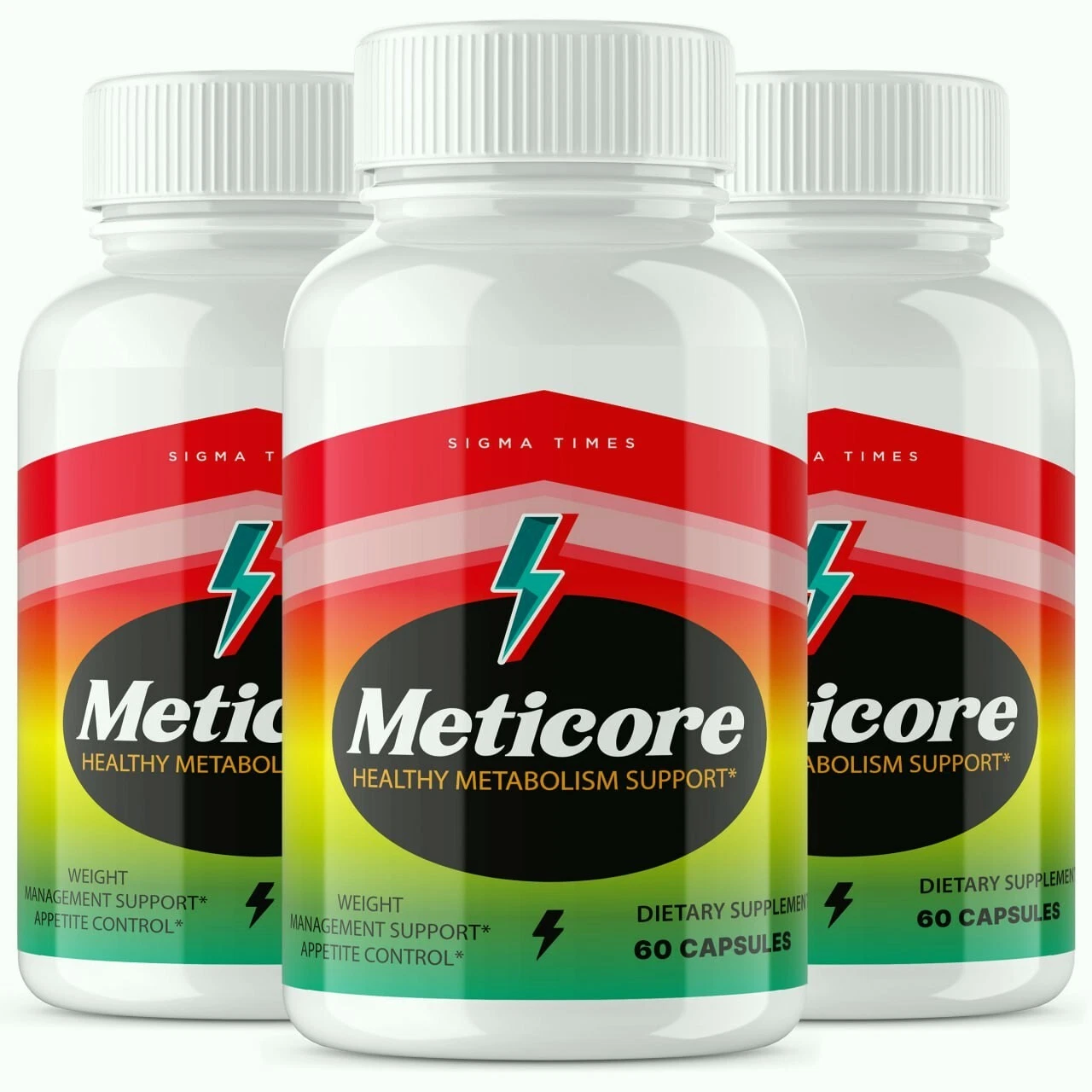 (3 Pack) Meticore Advanced Weight Loss Supplement, Total Body Wellness Capsules