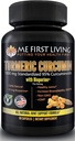 Me First Living Standardized Turmeric 1000 mg 95% Curcuminoids, 10 mg Bioperine