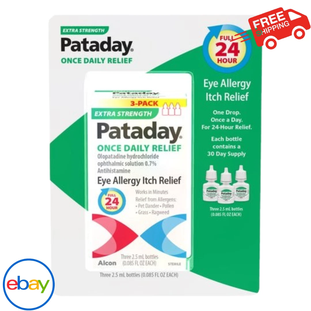 Pataday Extra Strength Eye Drops 7.5 mL Once Daily Allergy Itch & Redness Relief