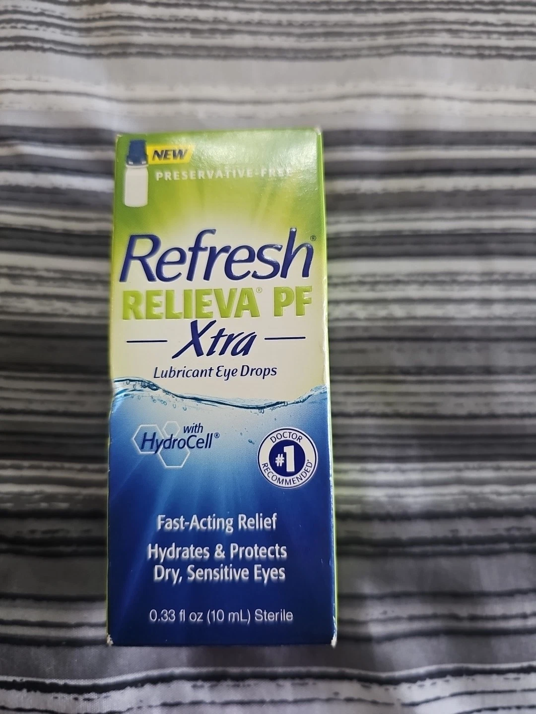 Refresh Relieva Preservative Xtra Eye Drops Sensitive Eyes 0.33oz Exp. 1/27