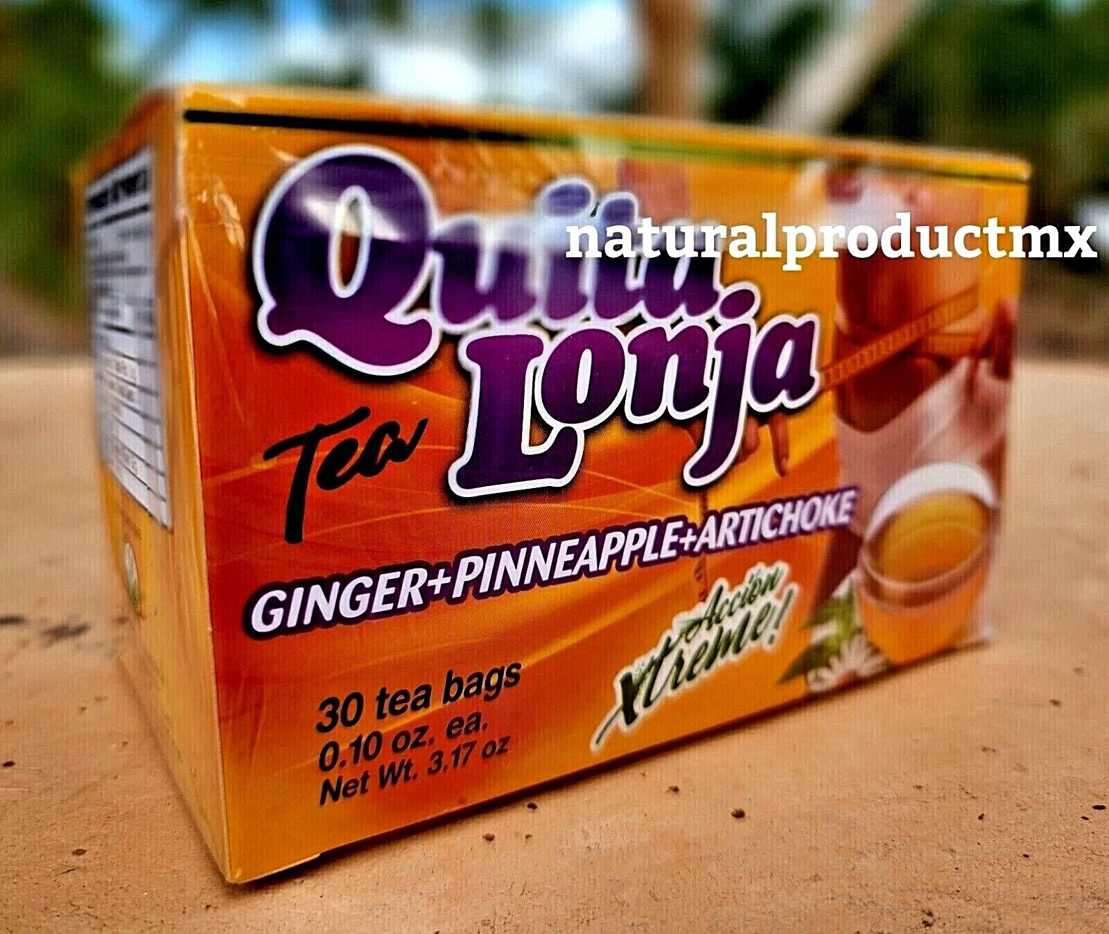 Te Quita Lonja Jegibre + Piña 30 Bags Accion Xtreme!!! Excellent and Effective!!